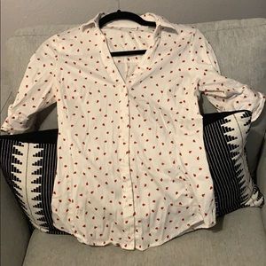 Lady bug button down